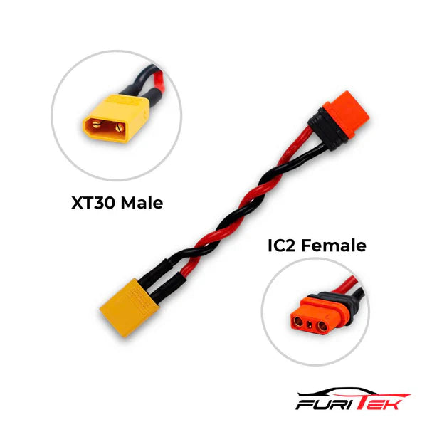 High Quality Female IC2 To Male XT30 Conversion Cable