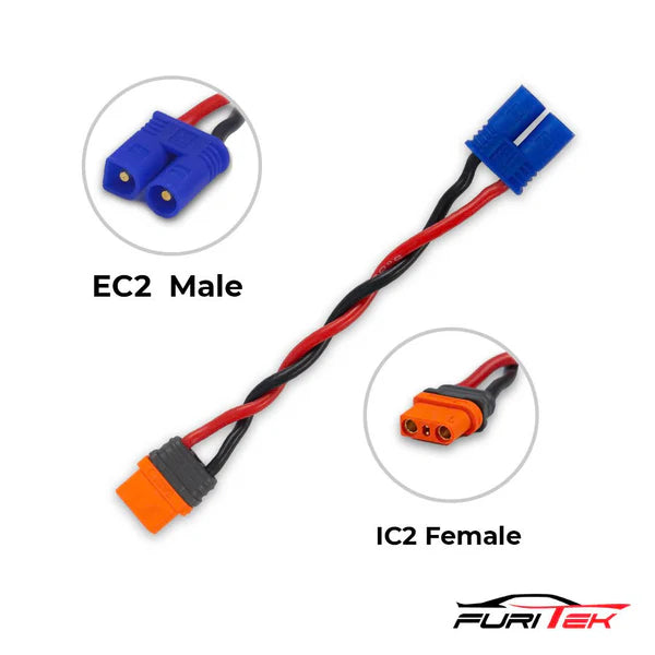 High Quality Female IC2 To Male EC2 Conversion Cable