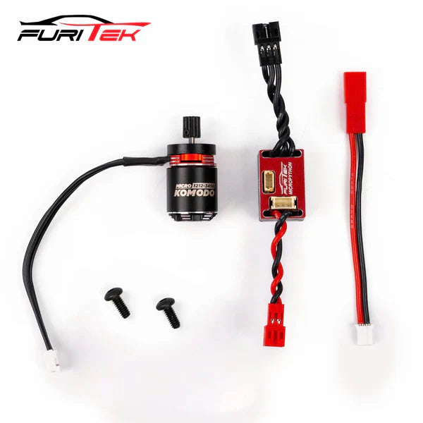 Furitek MicroModo 2025 Brushless Power System with MicroPython and MicroKomodo FOR REDCAT ASCENT-18