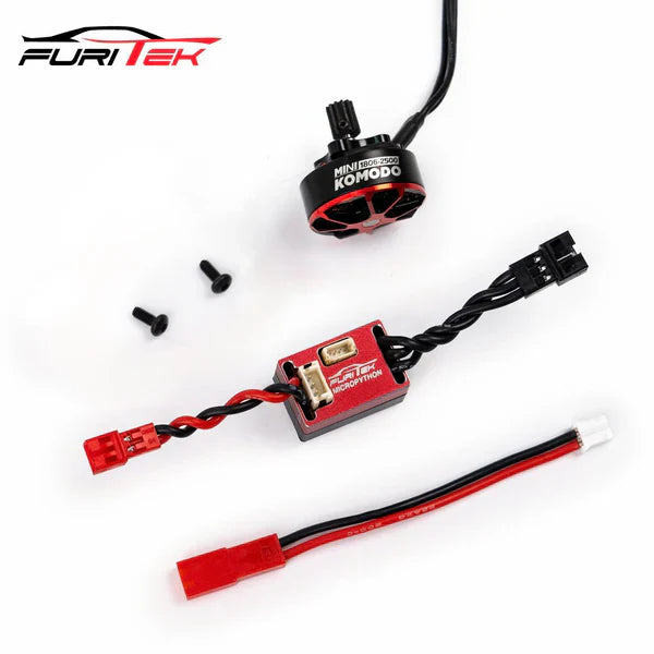 Furitek MicroSilk 2025 Brushless Power System with MicroPython and MiniKomodo FOR REDCAT ASCENT-18