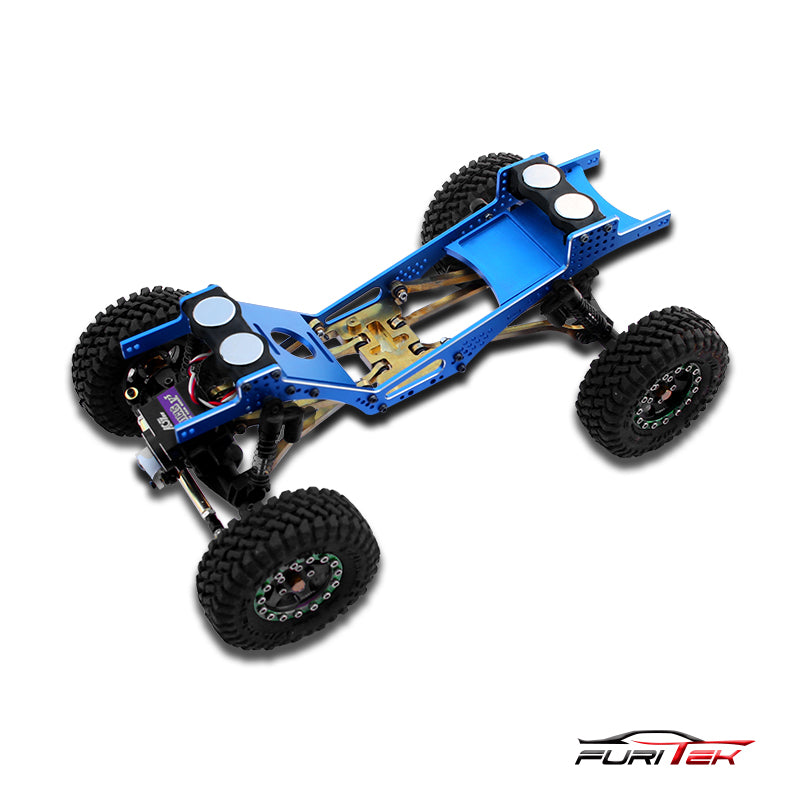 FURITEK Raptor Aluminum Frame Kit outlet Axial SCX24 Crawler Blue Aqua FTK-FUR-2109